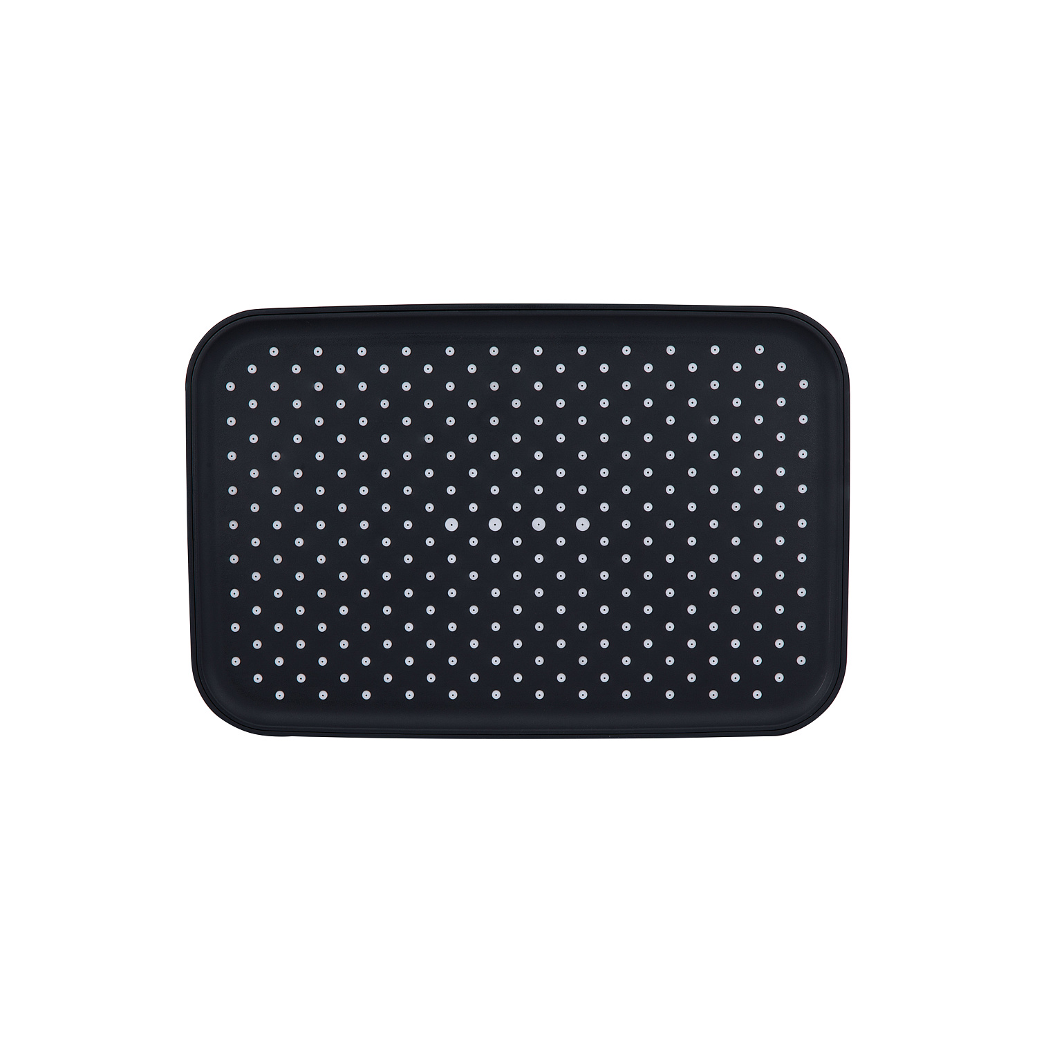 Лійка для верхнього душу Qtap Hlavova 300x200 мм прямокутна QTHLA107BLM45783 Black Matt