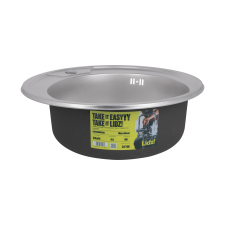 Кухонна мийка Lidz 510-D 0,8 мм Micro Decor (LIDZ510DEC)