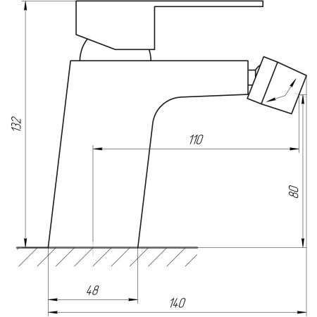 Змішувач для біде Globus Lux Milano GLM-0106