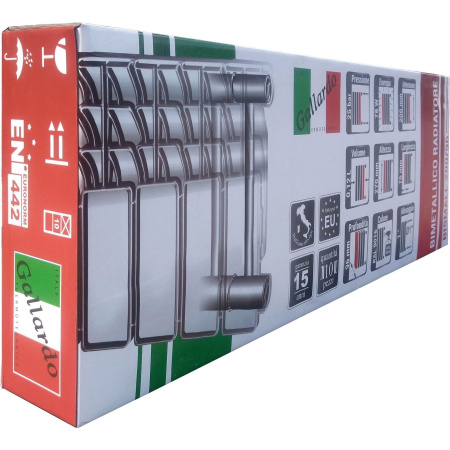 Радіатор біметалевий секційний GALLARDO BISMALL 200/96 (кратно 10) в інтернет-магазині Yago