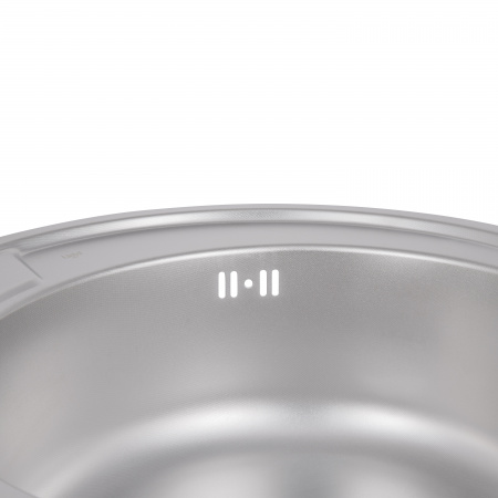 Кухонна мийка Lidz 510-D 0,8 мм Micro Decor (LIDZ510DEC)