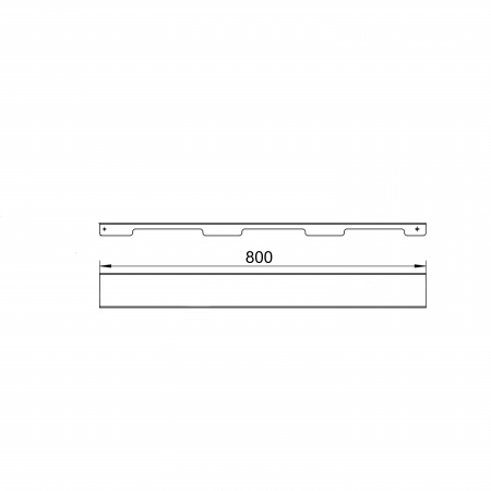 Решітка для лінійного трапу SUS304 Grate FA800 (NKS) Qtap
