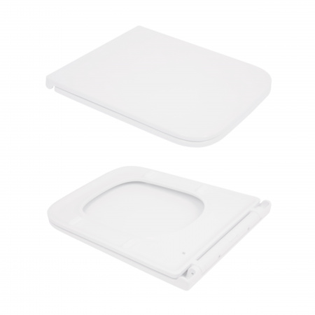 Унітаз підвісний Qtap Gemini безободковий з сидінням Soft-close QT2533076EUQW