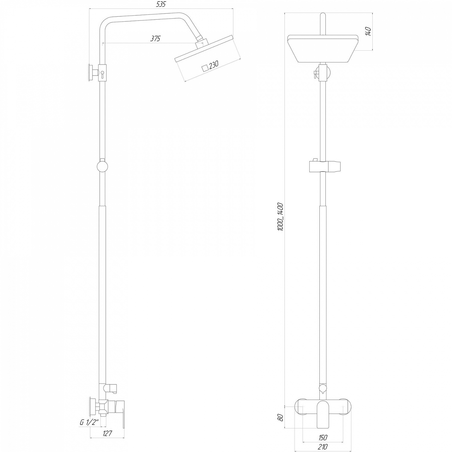 Душова система Globus Lux NIAGARA GLN-0005