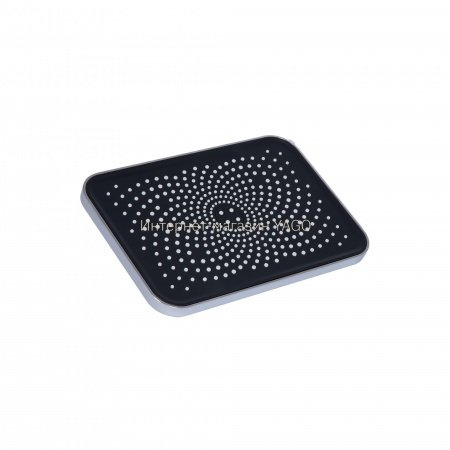 Лійка для верхнього душу Qtap Hlavova 260x180 мм прямокутна QTHLA107CRM45784 Chrome/Black