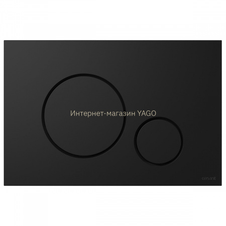 Кнопка OPTI В2  чорний матовий