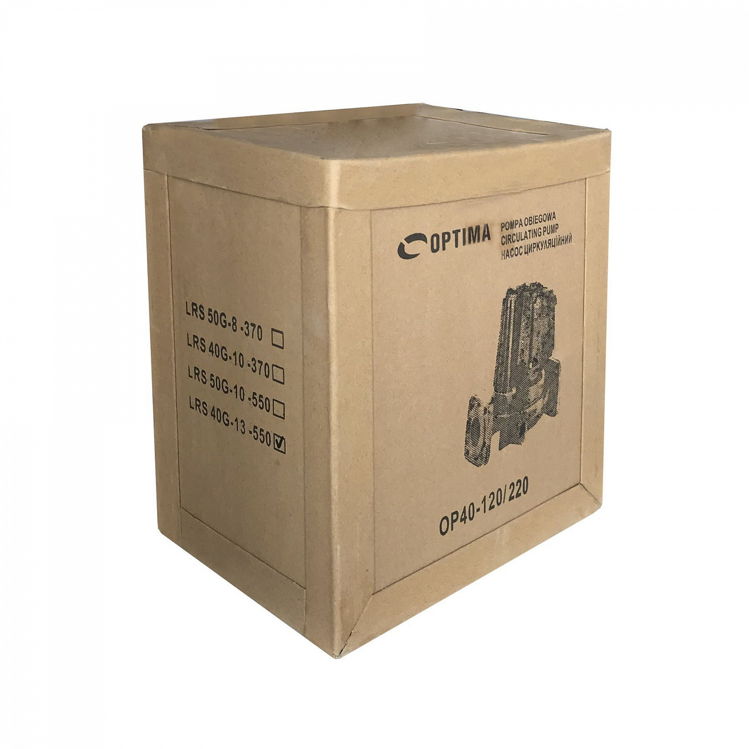 Насос циркуляційний Optima OP40-120 220мм + гайки + кабель з вилкою в інтернет-магазині Yago