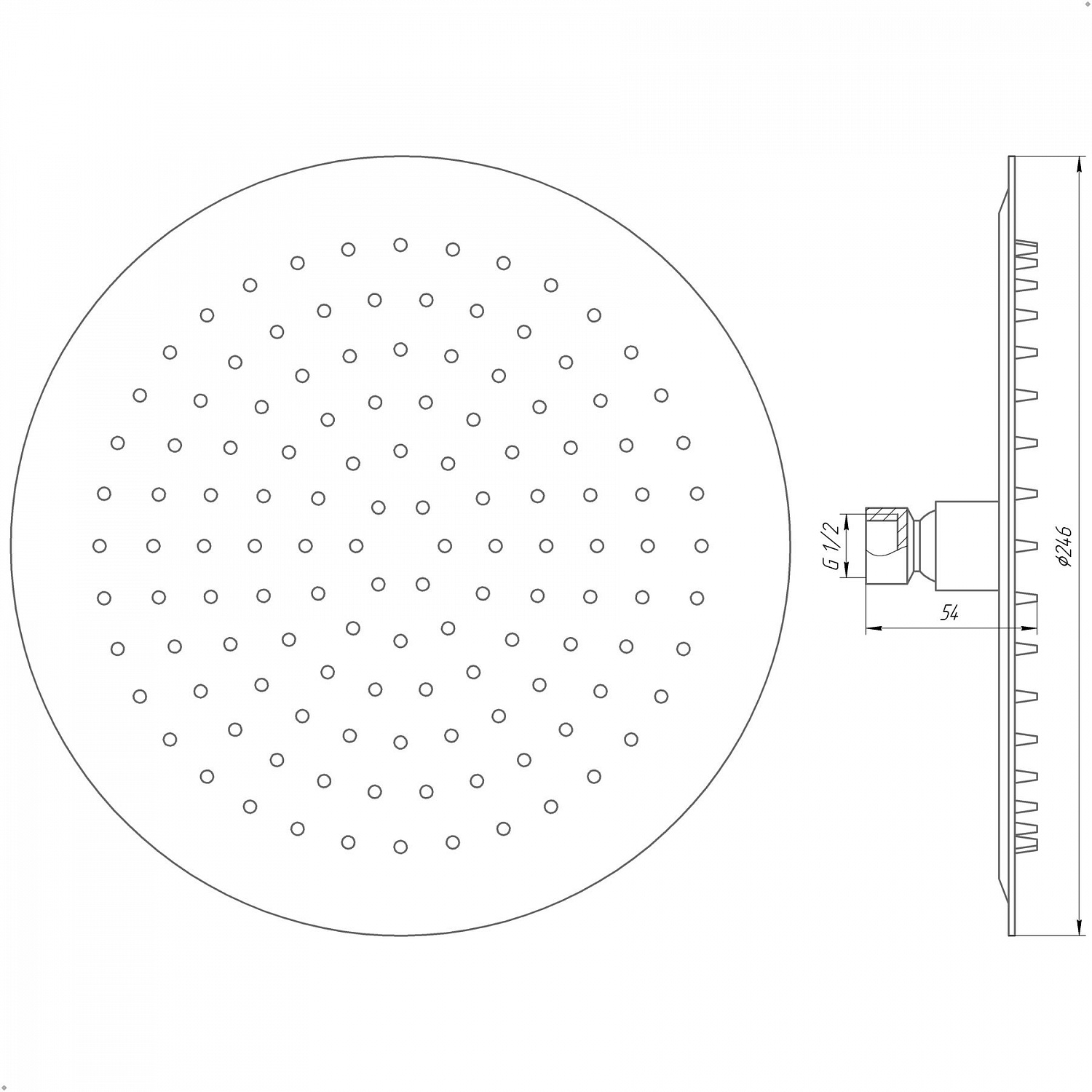 Душова лійка Globus Lux STS-0250