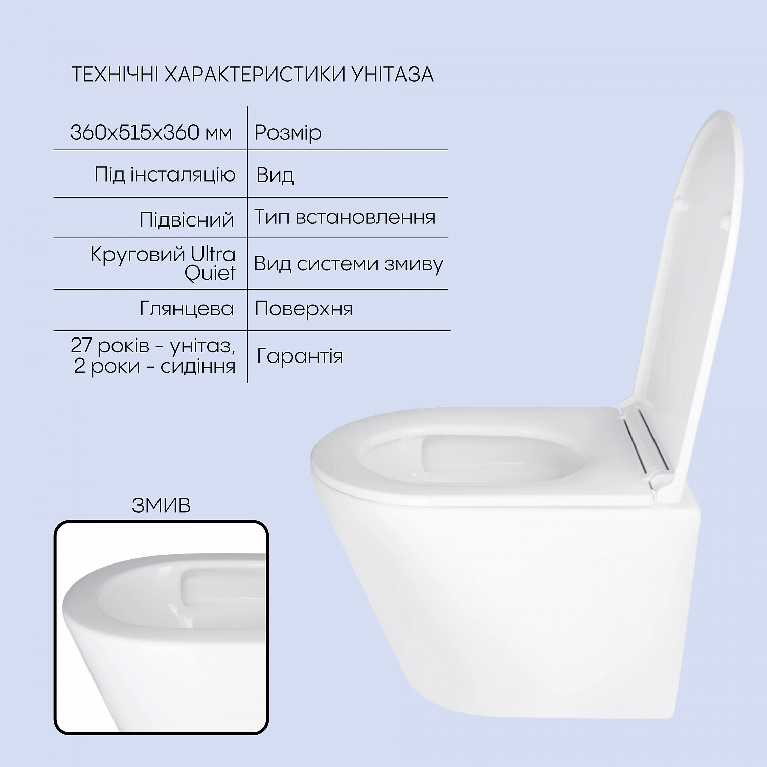 Готове рішення Qtap для ванної кімнати: підвісний унітаз Scorpio Ultra Quiet + комплект інсталяції Nest 4 в 1 (кругла клавіша Satin)