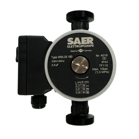 Насос циркуляційнний SAER W55-25 180мм + гайки в інтернет-магазині Yago