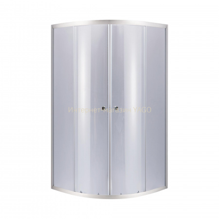 Душова кабіна Lidz Latwa SC90x90.SAT.LOW.GR, скло тоноване 4 мм без піддона