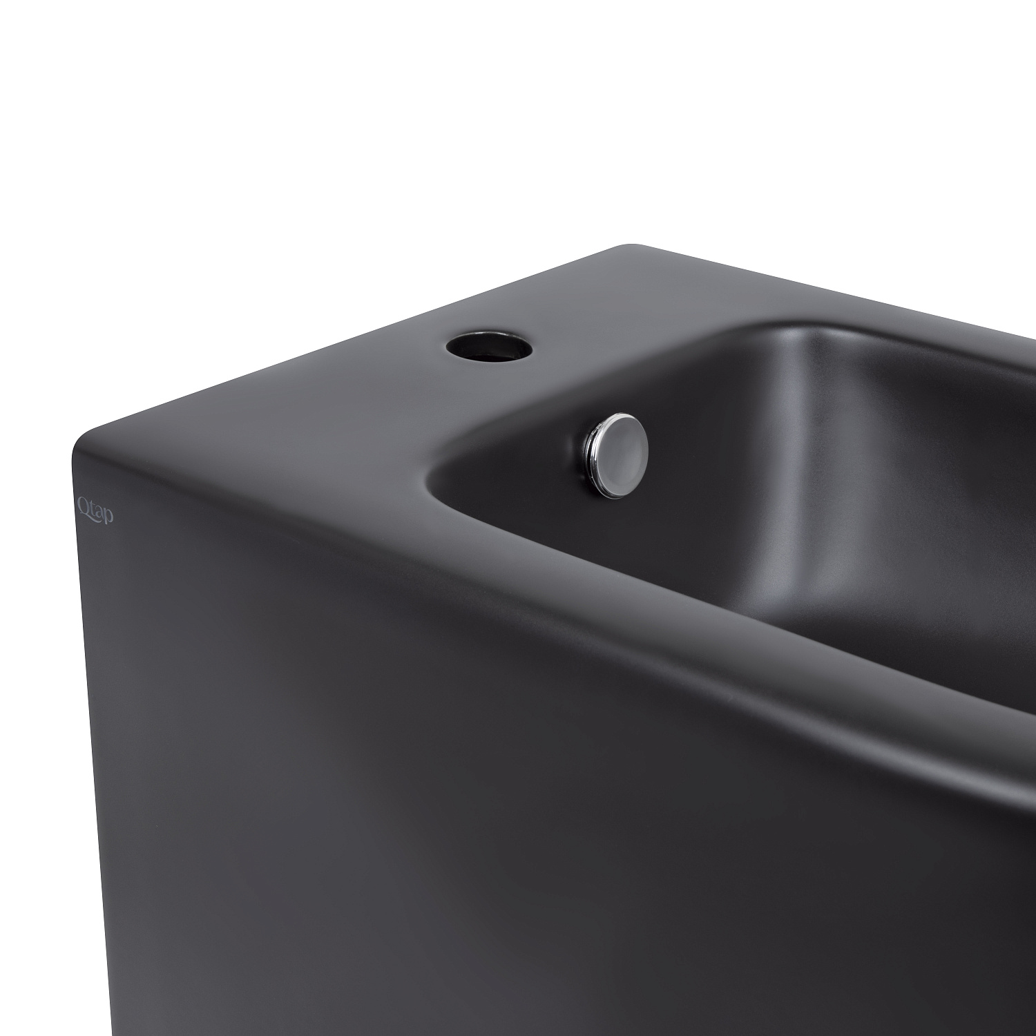 Біде підлогове Qtap Robin 565x360x405 Matt black QT13442141CMB