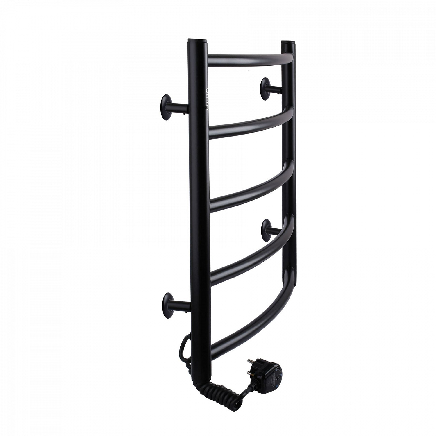 Рушникосушарка UNIO LD EL 500-500-5 BLK Драбинка Дуга електро чорна в інтернет-магазині Yago