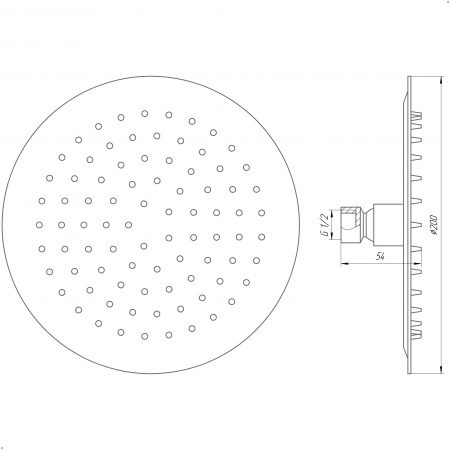 Душова лійка Globus Lux STS-0200