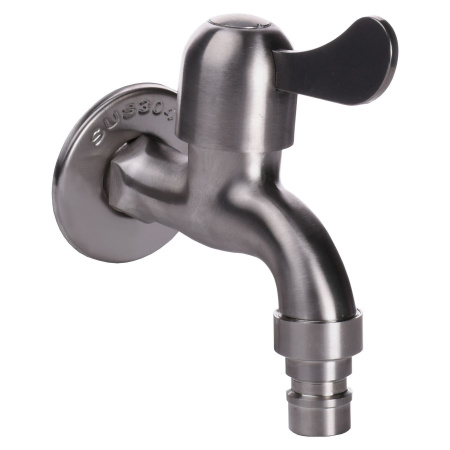 Кран кульовий для поливу Q PROFESSIONAL 1/2″ NV-QP3003 SUS304 нержавійка в інтернет-магазині Yago
