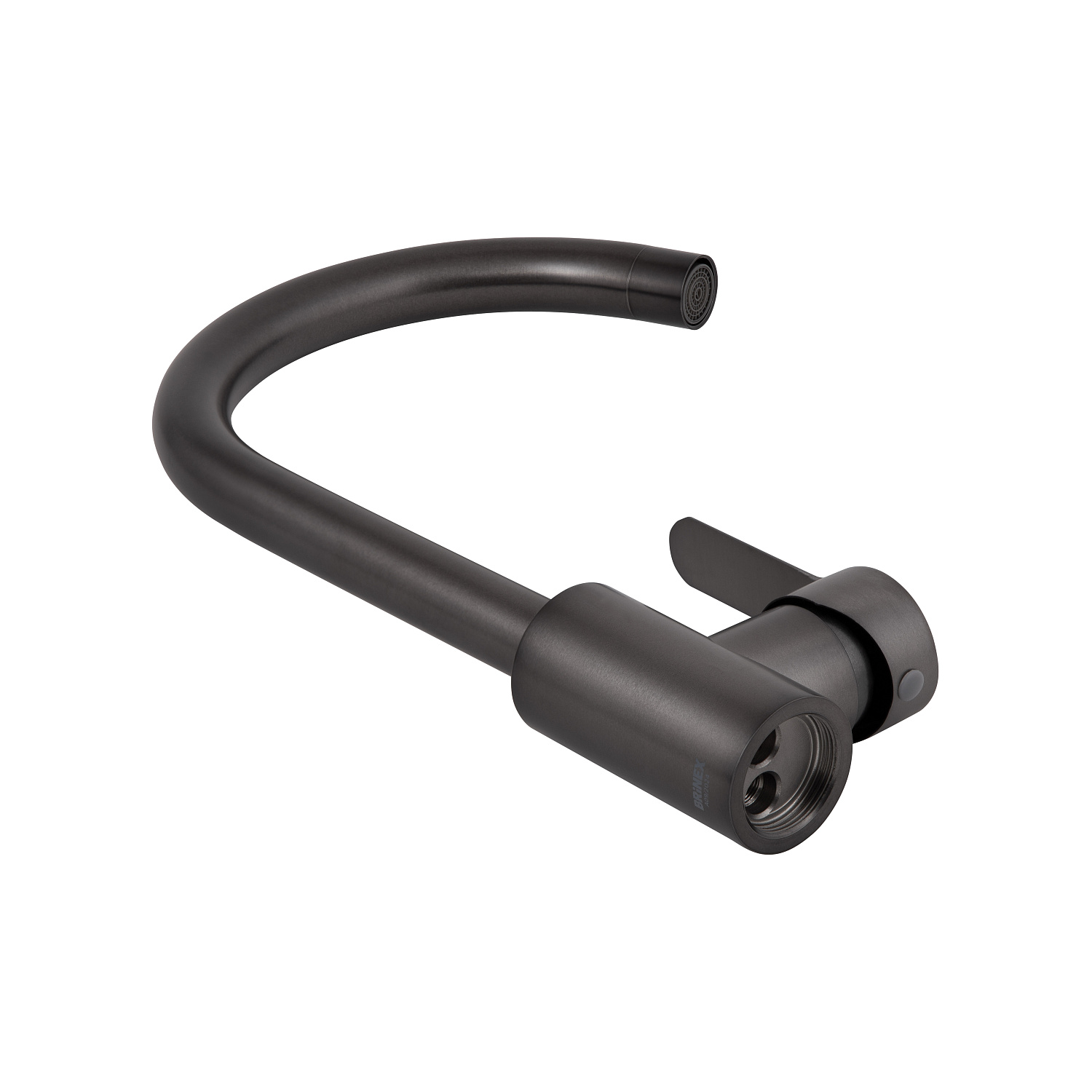 Змішувач для кухні U-образний Brinex Pure 015F U-образний  Graphite BRIPUR015FGRP