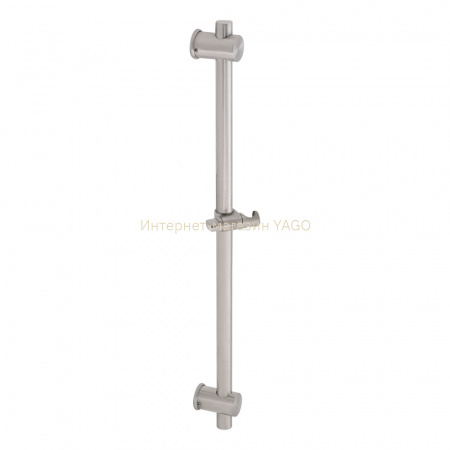 Душова стійка з тримачем універсальна Lidz Niagara 320 660 мм округла LDNIA320NKS28543 Nickel