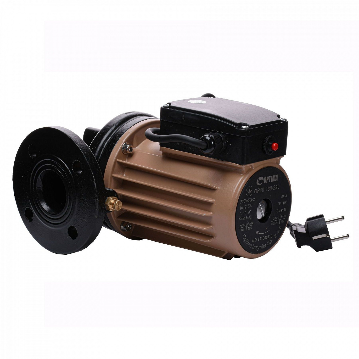 Насос циркуляційний фланцевий Optima OP40-130 220мм + кабель з вилкою в інтернет-магазині Yago