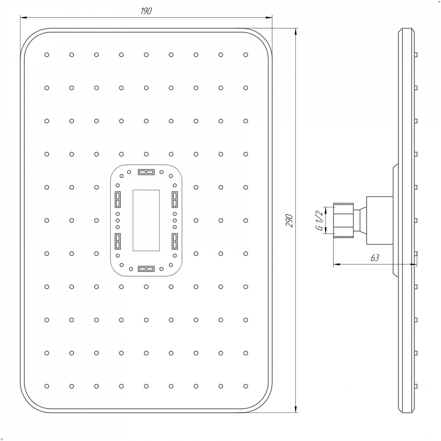 Душова лійка Globus Lux SD-003-30-00