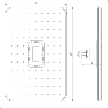 Душова лійка Globus Lux SD-003-30-00