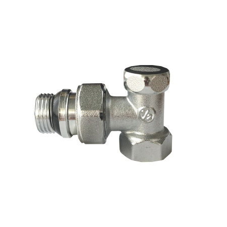 Кран радіаторний кутовий SOLOMON 1/2″ з гумовим ущільнювачем 160405 під ключ в інтернет-магазині Yago