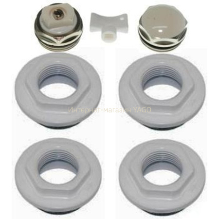 Комплект футорок секційного радіатора CRISTAL NR-2011 1/2″ (HT 404) в інтернет-магазині Yago