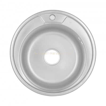 Кухонна мийка Lidz 510-D 0,8 мм Micro Decor (LIDZ510DEC)