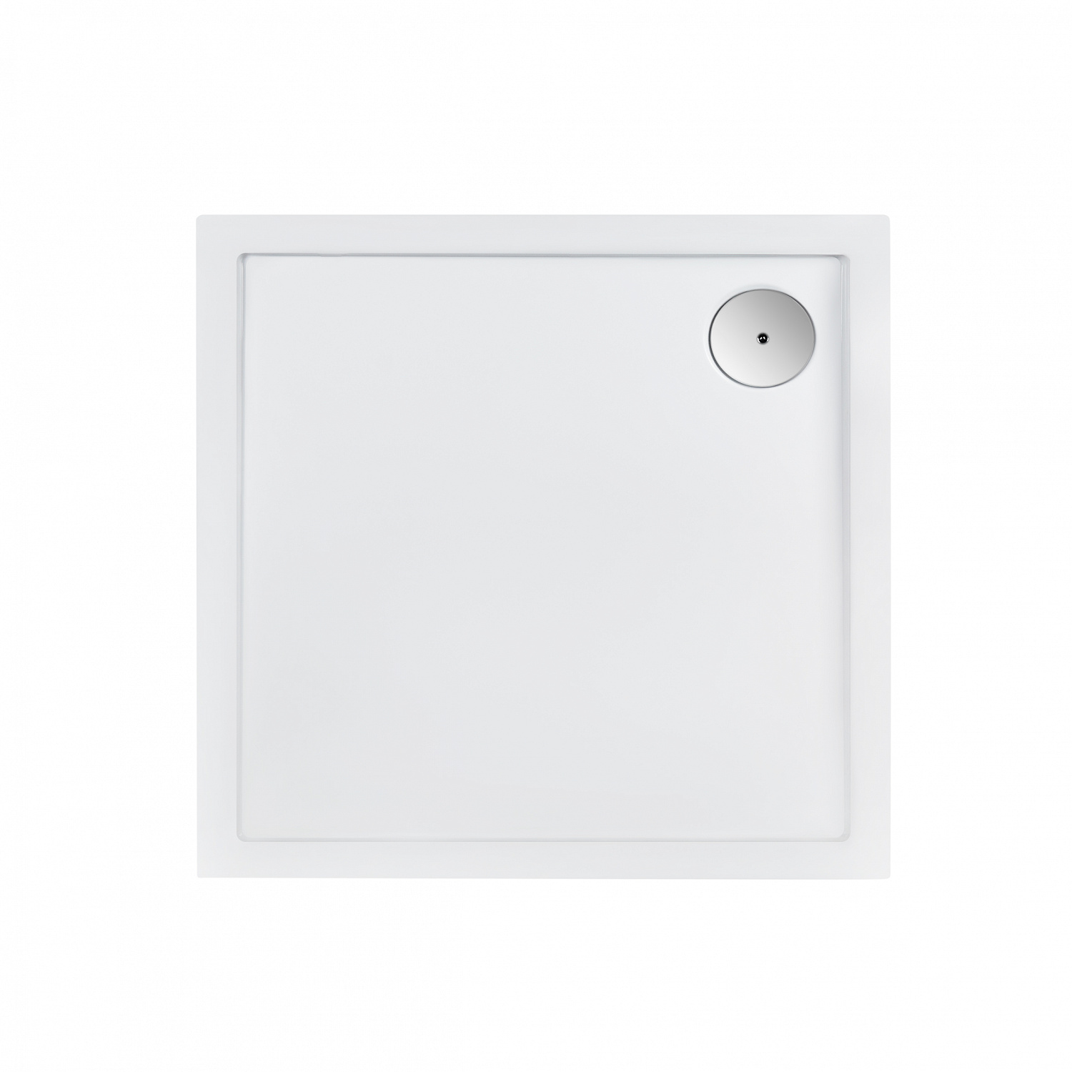 Душовий піддон Qtap Tern 308812C 80x80x12 см + сифон