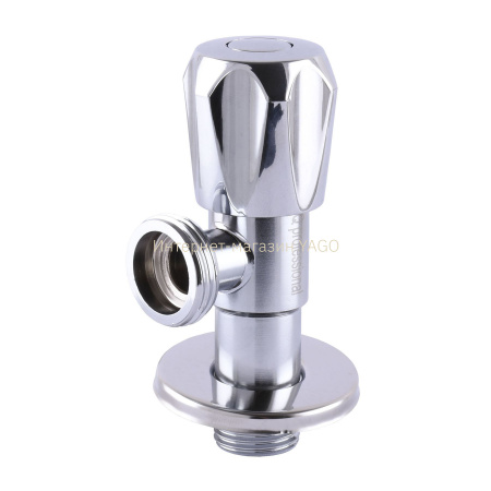 Кран вентильний кутовий Professional 1/2″X3/4″ NV-QP999 в інтернет-магазині Yago