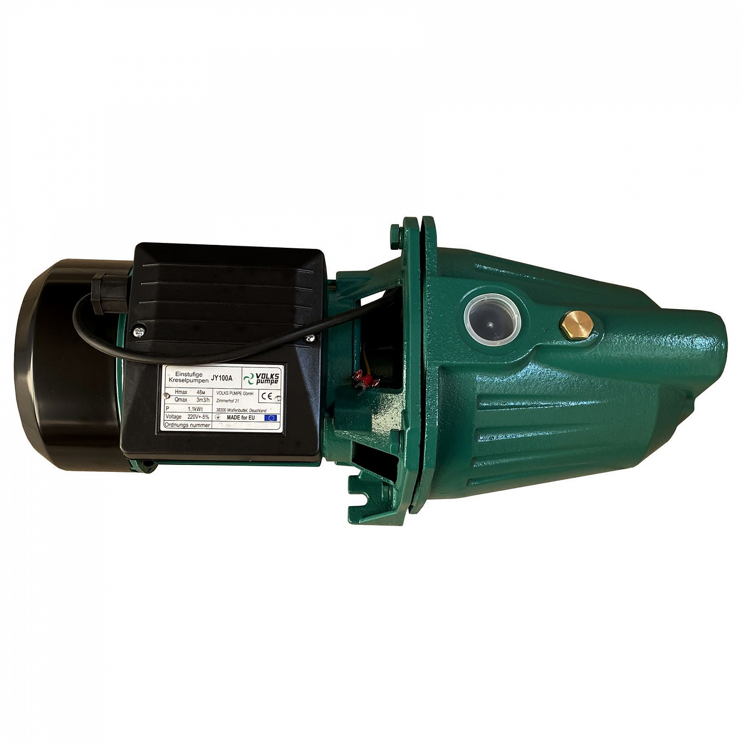 Насос відцентровий VOLKS pumpe JY100A 1,1кВт чавун довгий в інтернет-магазині Yago