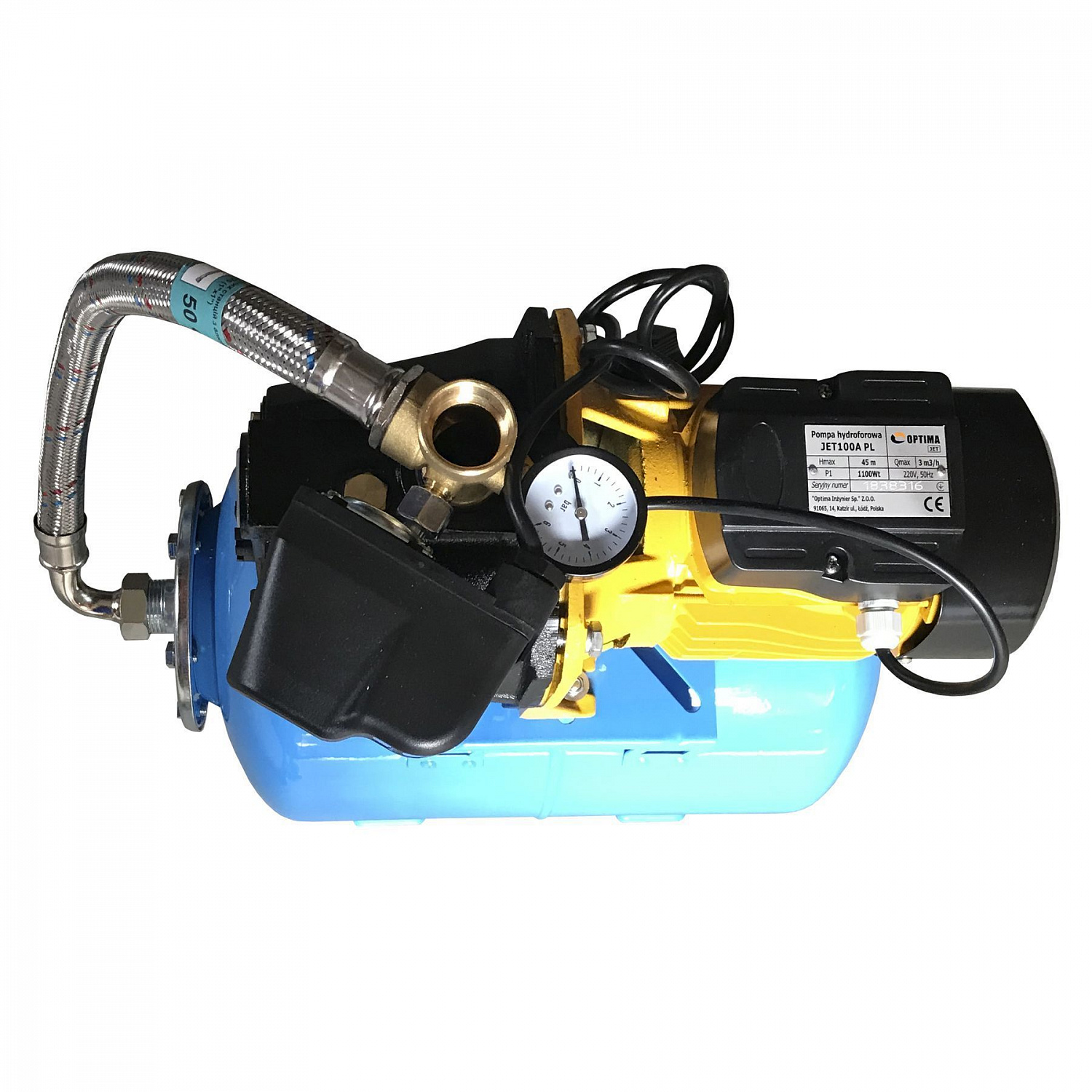 Насосна станція Optima JET100A-PL-24 1,1кВт чавун кор, ПЛАСТ,КОЛЕСО на ГРЕБІНЦІ в інтернет-магазині Yago