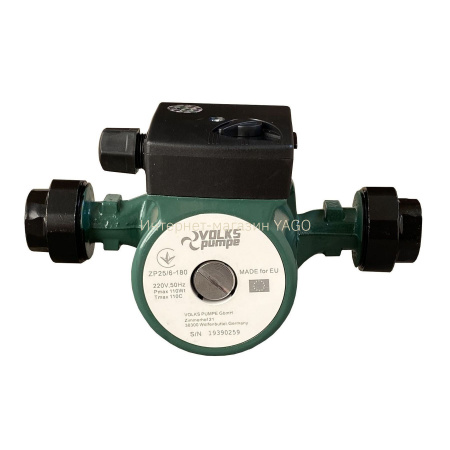 Насос циркуляційний VOLKS pumpe  ZP25/6 180мм + гайки в інтернет-магазині Yago
