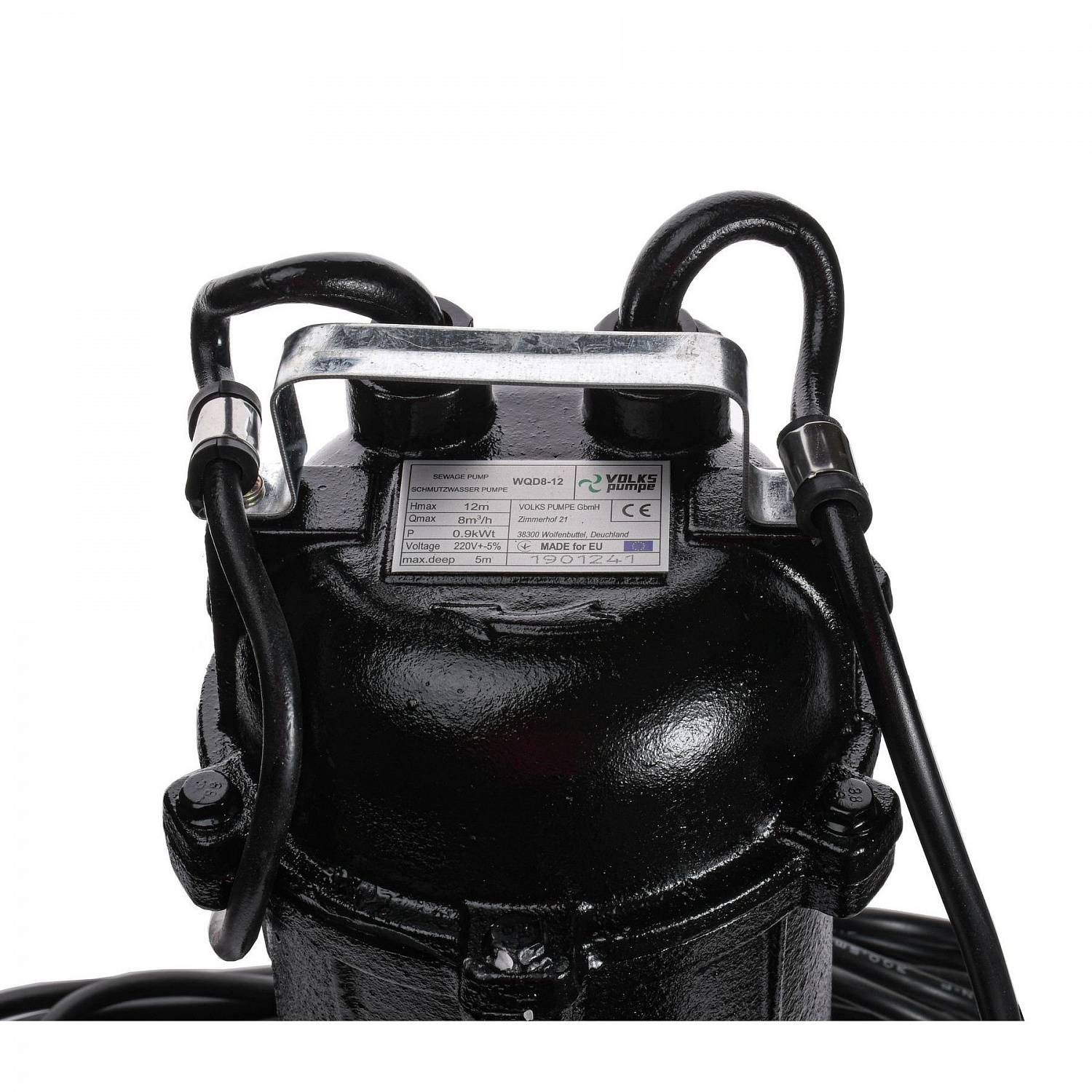 Насос фекальний VOLKS pumpe  WQD8-12 0,9кВт в інтернет-магазині Yago