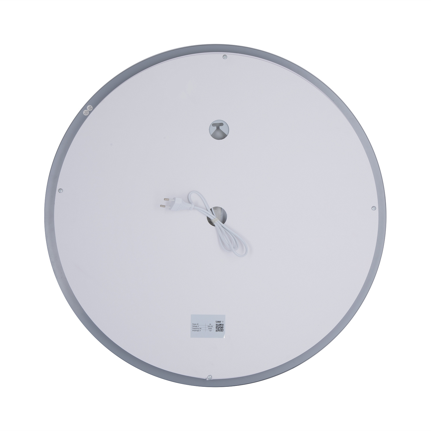 Дзеркало Lidz Aria R800 з LED-підсвічуванням Touch, з антизапотіванням, з димером, рег. яскравості LD78LR800