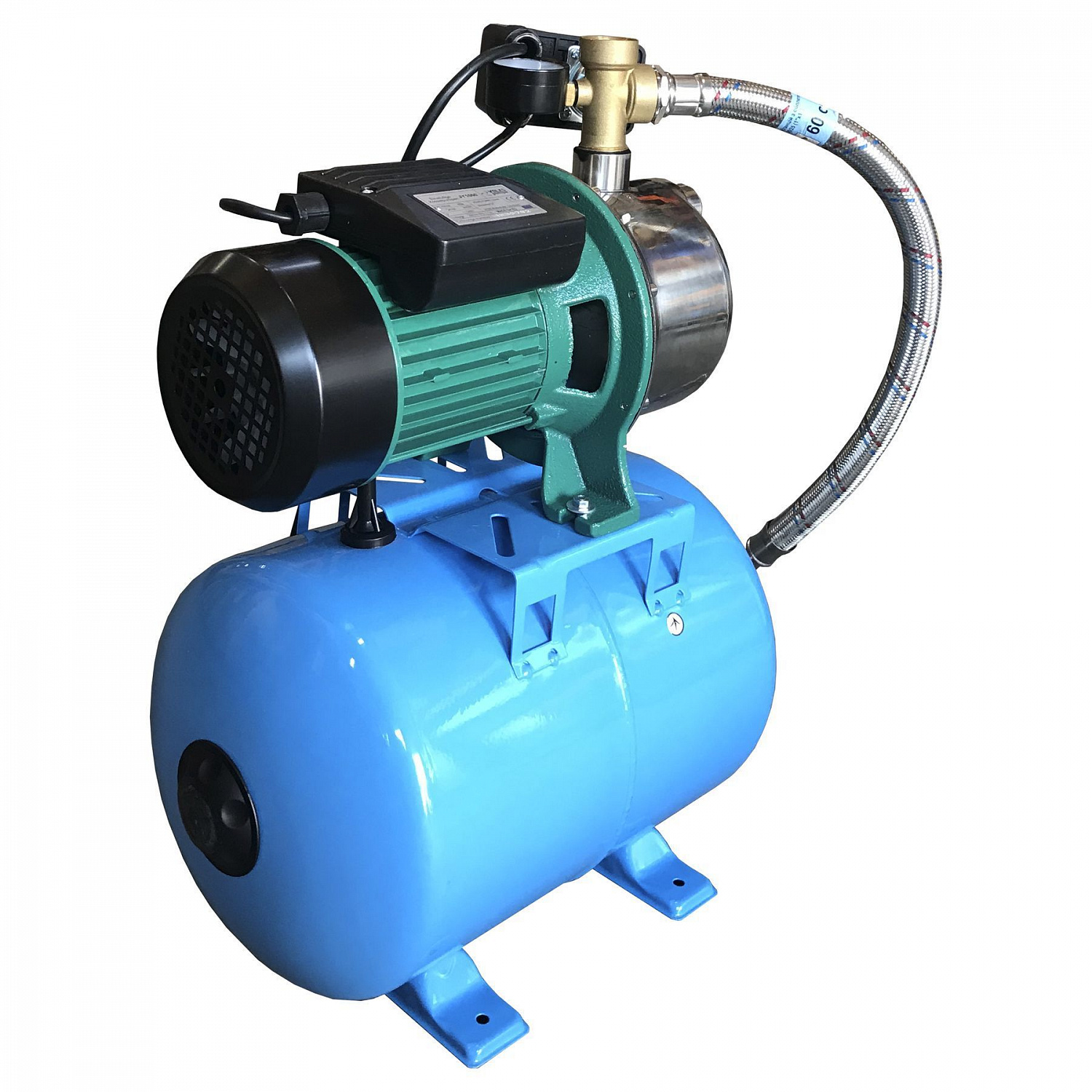 Насосна станція VOLKS pumpe  JY1000-24 1,1кВт  нержавійка  (складена) на гребінці в інтернет-магазині Yago