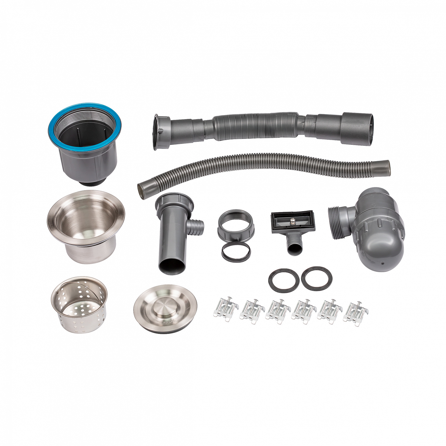 Мийка для кухні інтегрована Lidz Handmade H5045 (LDH5045BRU35383) Brushed Steel 3,0/1,0  мм