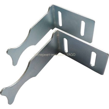 Комплект кронштейнів радіатора CRISTAL NS-1012 кутовий оцинкований 100x77x47мм (пар.2шт.) в інтернет-магазині Yago