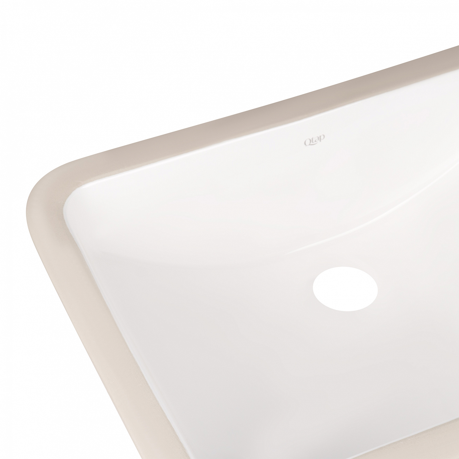 Раковина Qtap Stork 535x365x215 White QT1511H0422DW