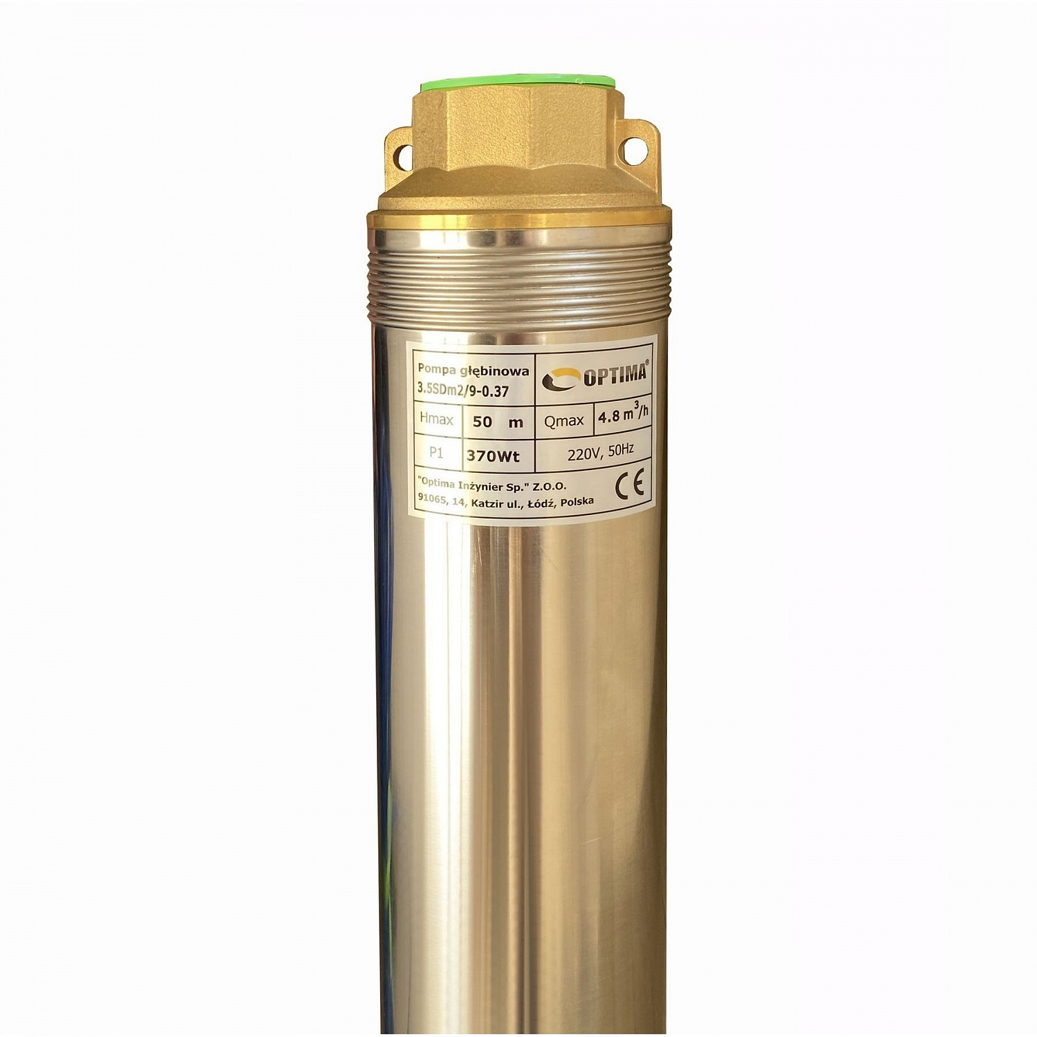 Насос свердловинний з підв, стійк, до піску OPTIMA 3,5SDm2/ 9  0,37 кВт  50м + пульт +кабель 15м NEW в інтернет-магазині Yago