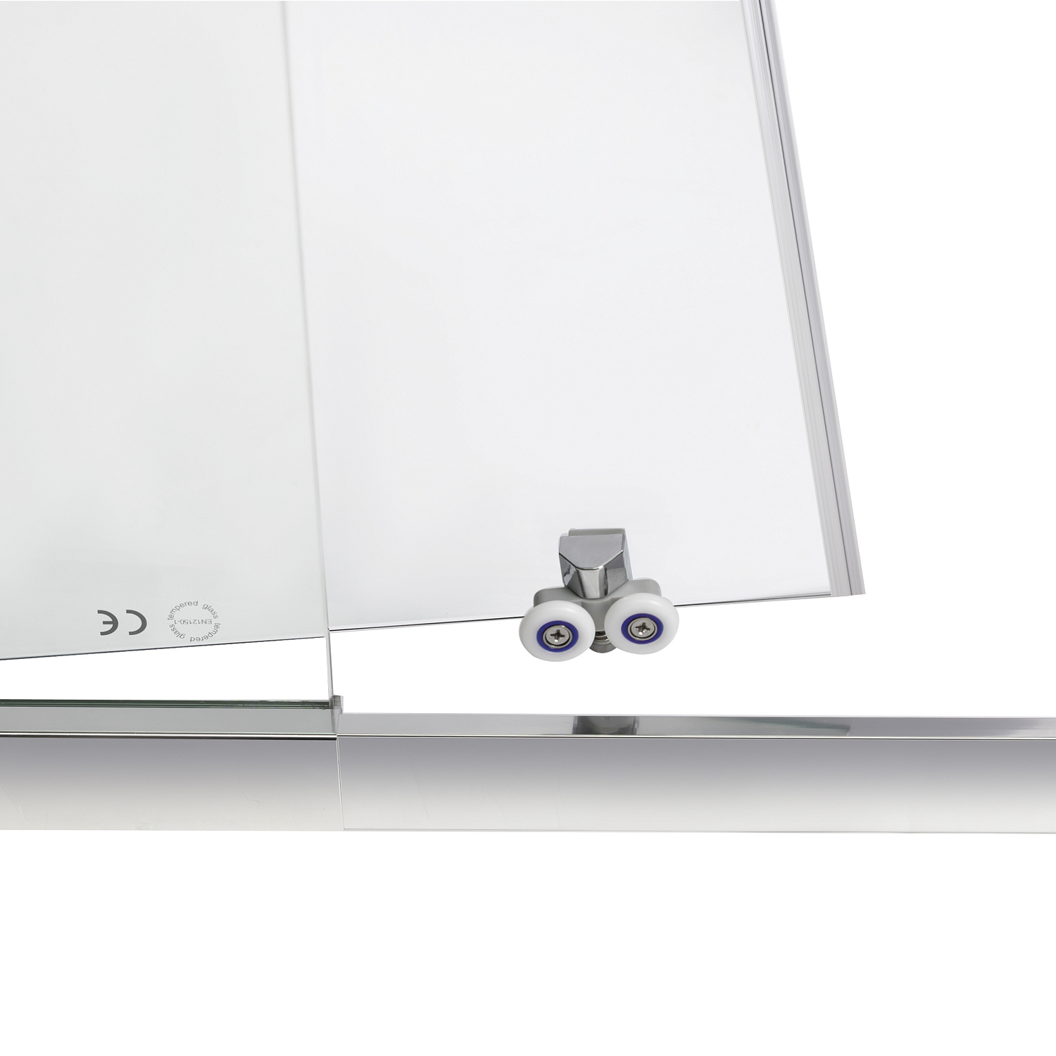 Душові двері в нішу Qtap Taurus CRM209-1.C6 90-100x200 см, скло Clear 6 мм, покриття CalcLess