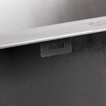 Мийка для кухні інтегрована Lidz Handmade H7850 Brushed Steel 3,0/0,8 мм