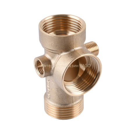 Гребінка 5-ти ходова 80мм (п'ятірник) OPTIMA з виходами 1/4″вр 1/4″зр на одній осі  (DS 005 C) в інтернет-магазині Yago