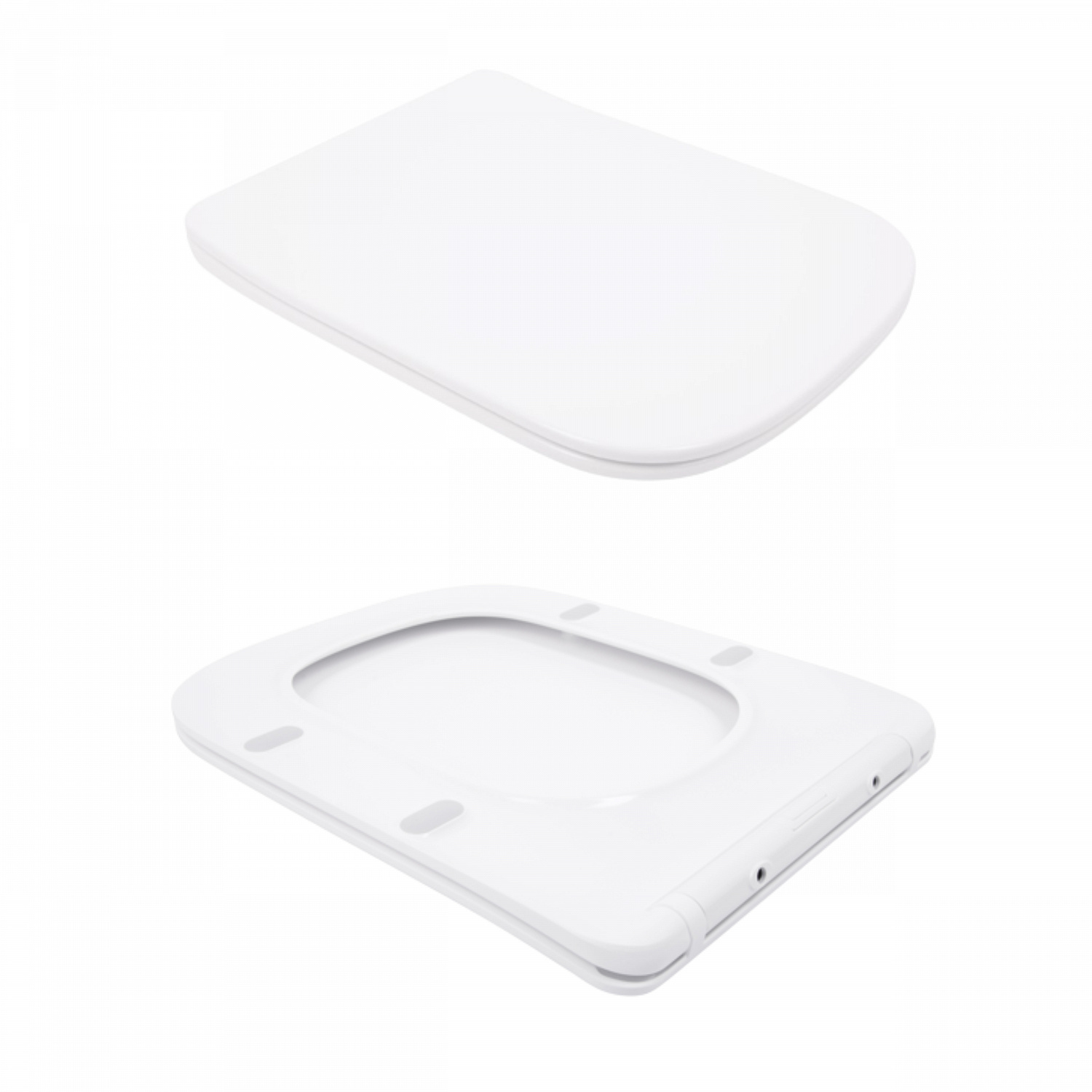 Унітаз підвісний Qtap Tern Ultra Quiet безобідковий з сидінням Soft-close WHITE QT17332303AW