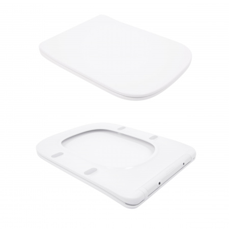 Унітаз підвісний Qtap Tern Ultra Quiet безобідковий з сидінням Soft-close WHITE QT17332303AW