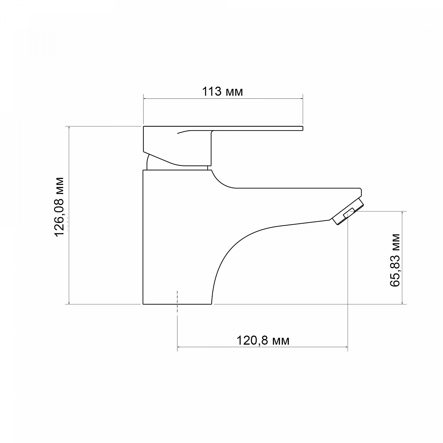 Змішувач для раковини Lidz Tani 001F1 (k40) LDTAN001F1CRM44957 Chrome