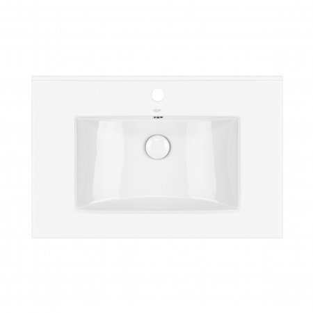 Комплект Qtap Albatross 710х825х460 White тумба підлогова + раковина урізна QT0171TN700D3070CW