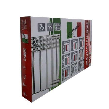 Радіатор біметалевий секційний GALLARDO BIHOT 500/96 (кратно 10) в інтернет-магазині Yago