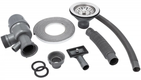 Мийка для кухні інтегрована Lidz Handmade H7844 Brushed Steel 3,0/0,8 мм