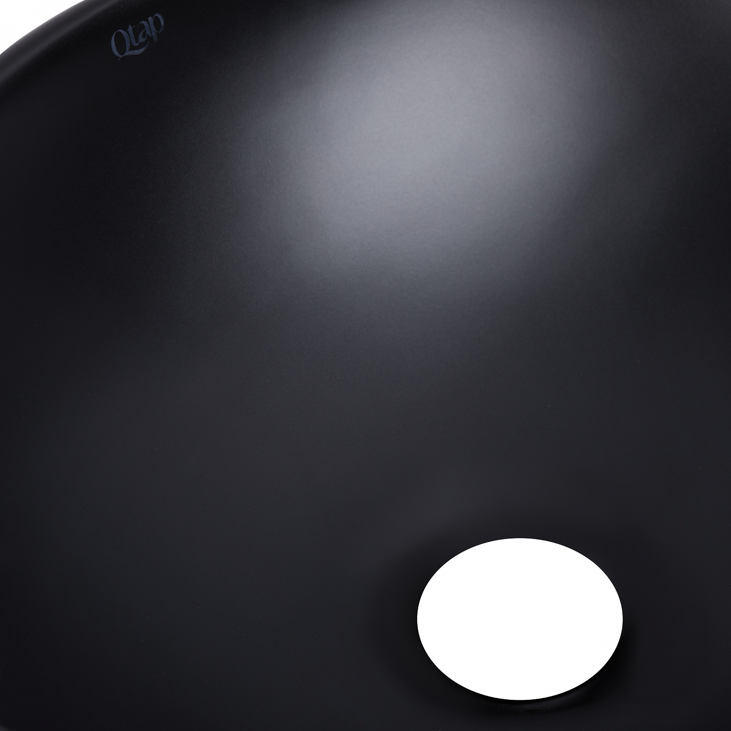 Раковина-чаша Qtap Dove 410х335х145 Matt black QT06116062AMB