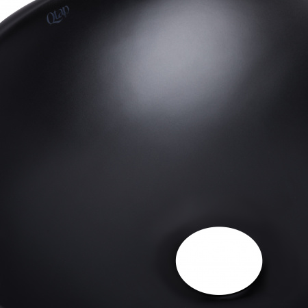 Раковина-чаша Qtap Dove 410х335х145 Matt black QT06116062AMB